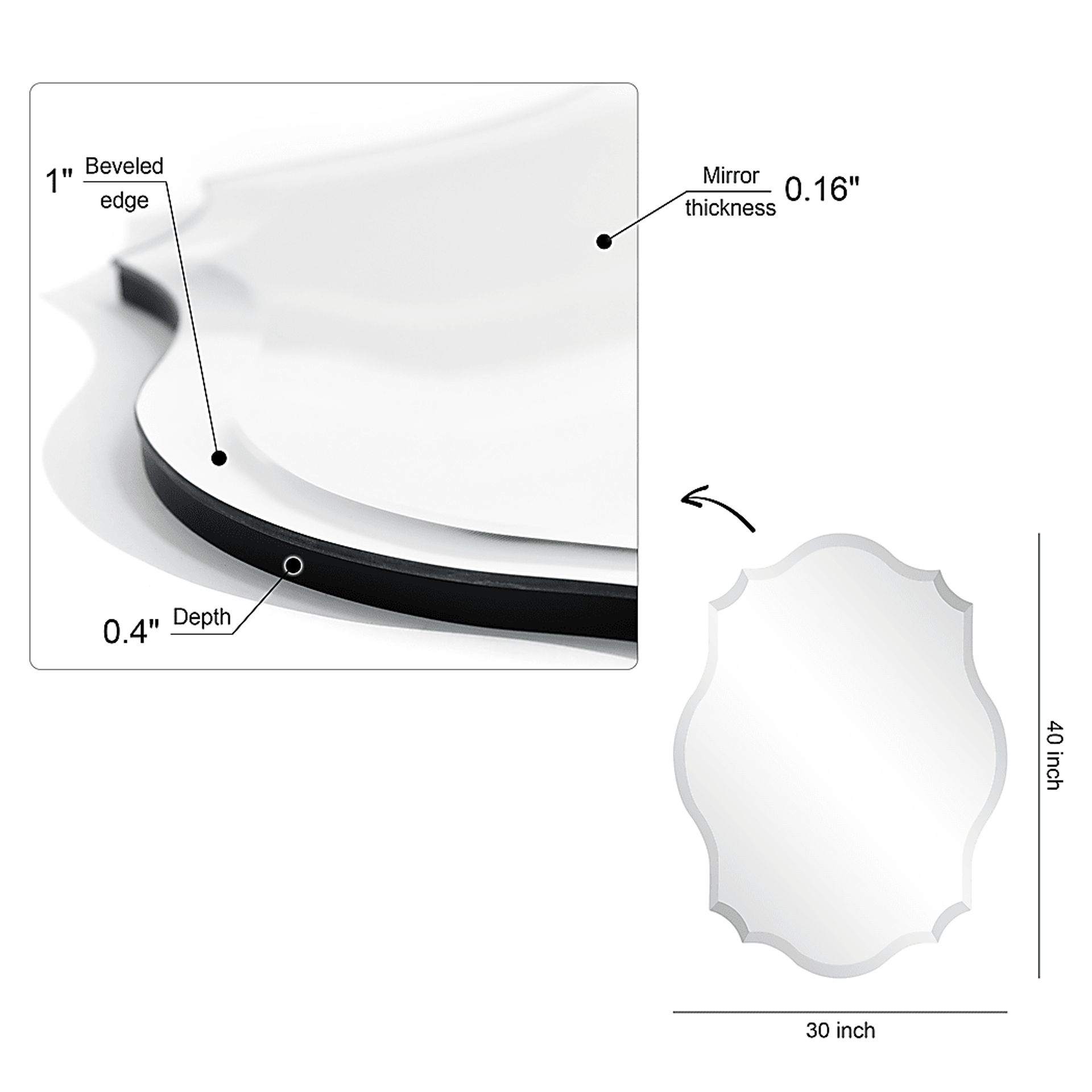 Kelize Silver Mirror - Image 7