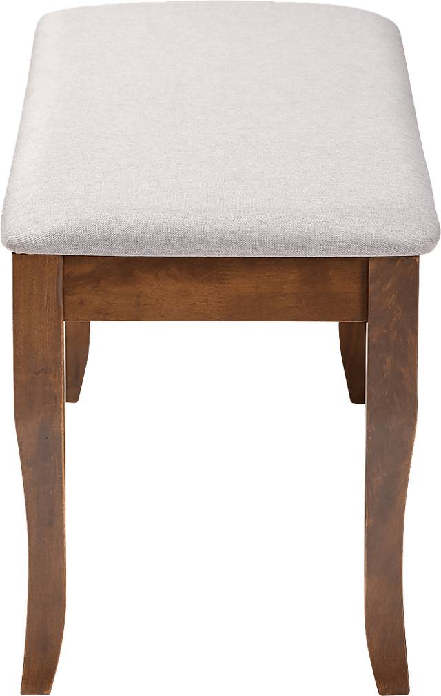 Kelland Walnut Bench - Thumbnail - Image 3