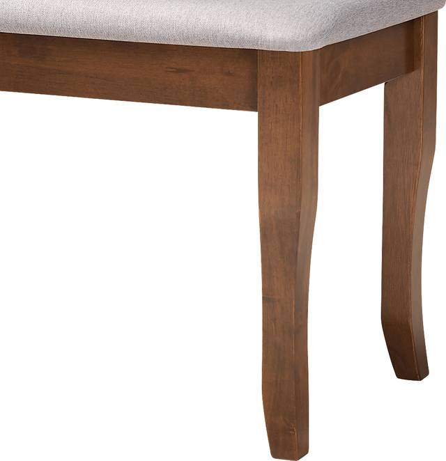 Kelland Walnut Bench - Thumbnail - Image 4