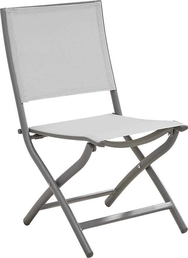 Kellen Charcoal 7 Pc Outdoor Extension Dining Set with Folding Chairs - Thumbnail - Image 8