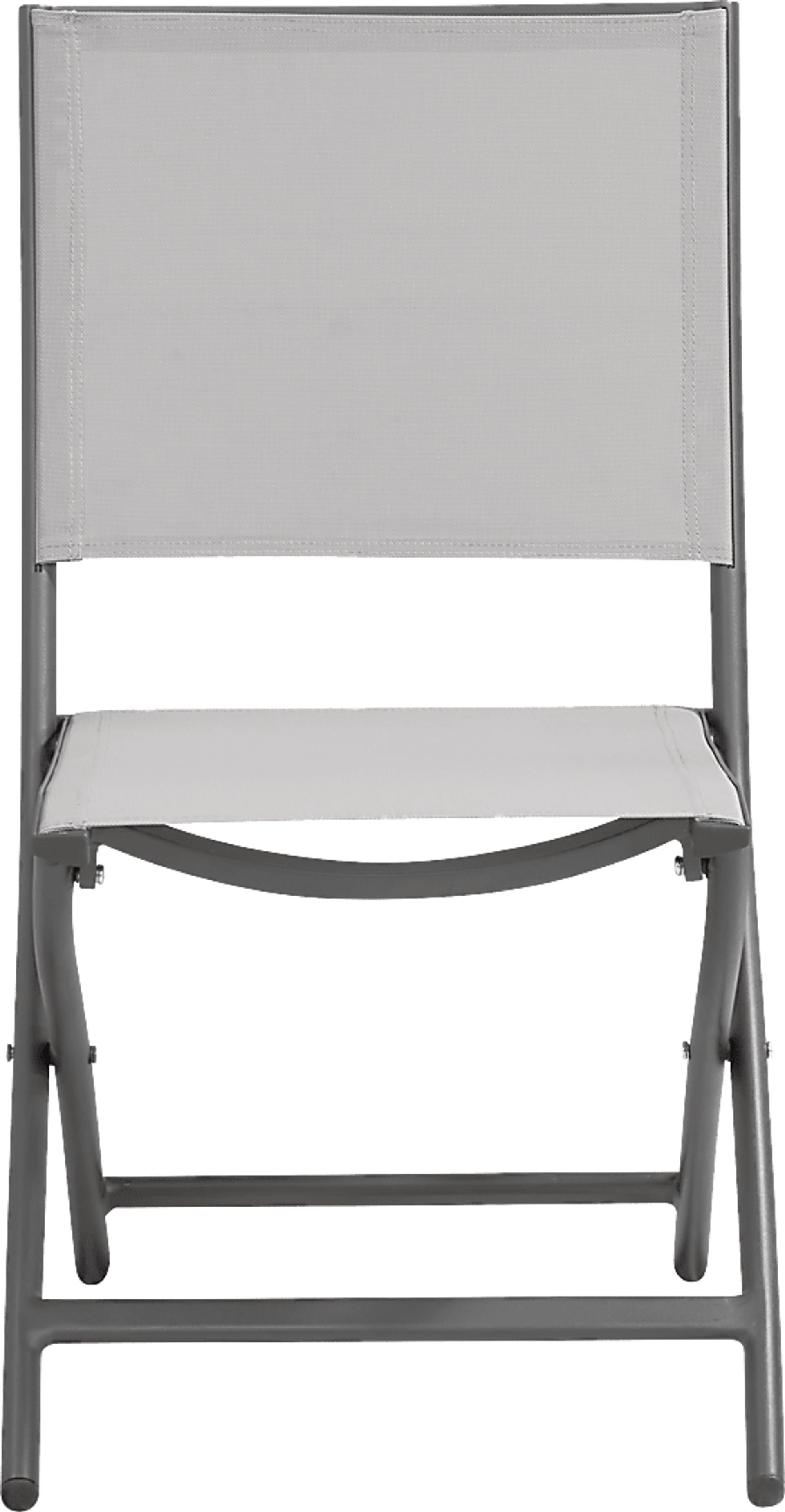 Kellen Charcoal 5 Pc Outdoor Extension Dining Set with Folding Chairs - Image 9