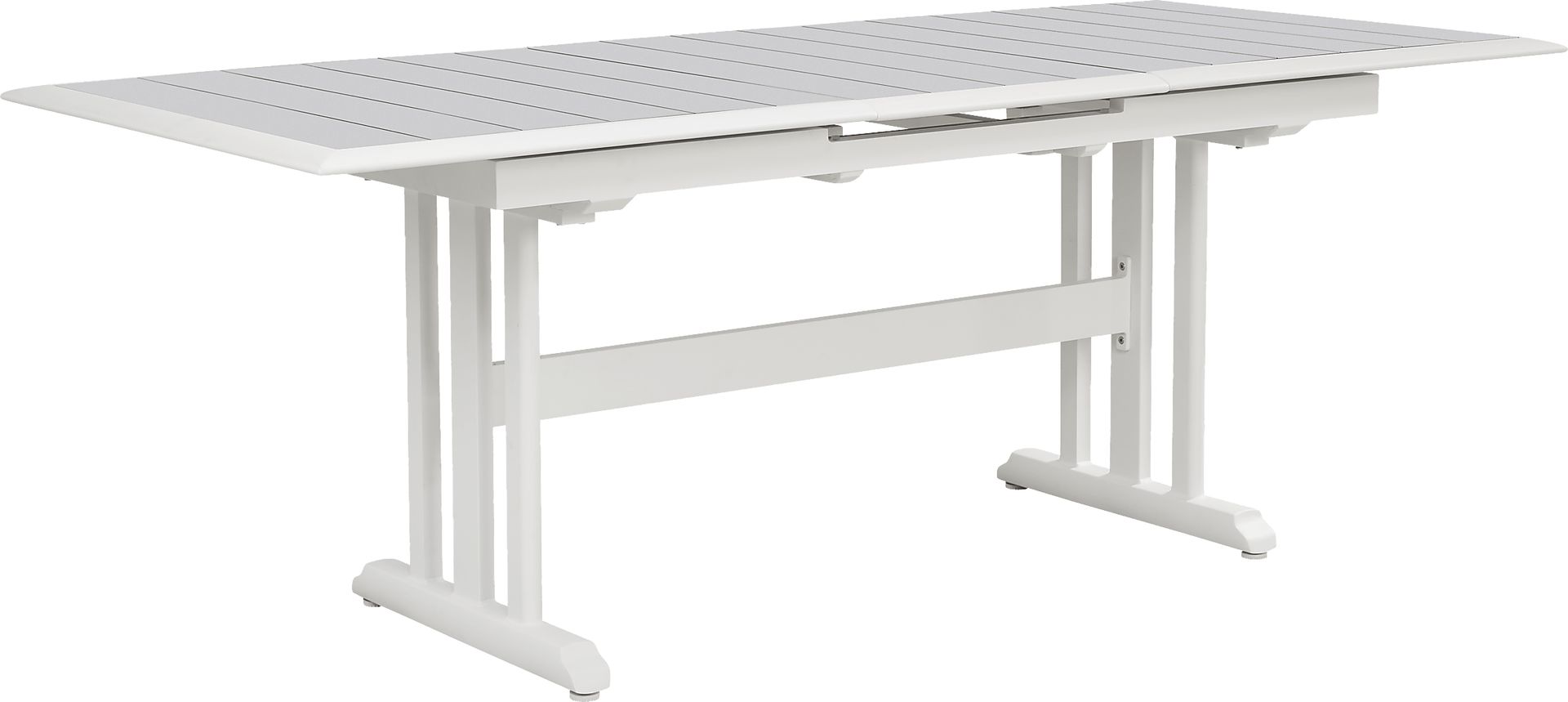 Kellen White Outdoor Dining Extension Table - Image 3
