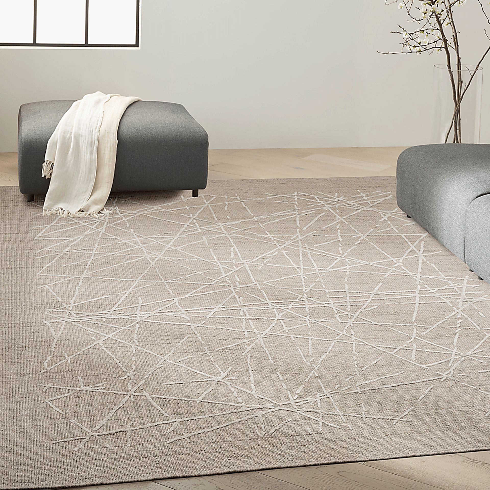 Keller Beige 5'3 x 7'3 Rug - Image 7