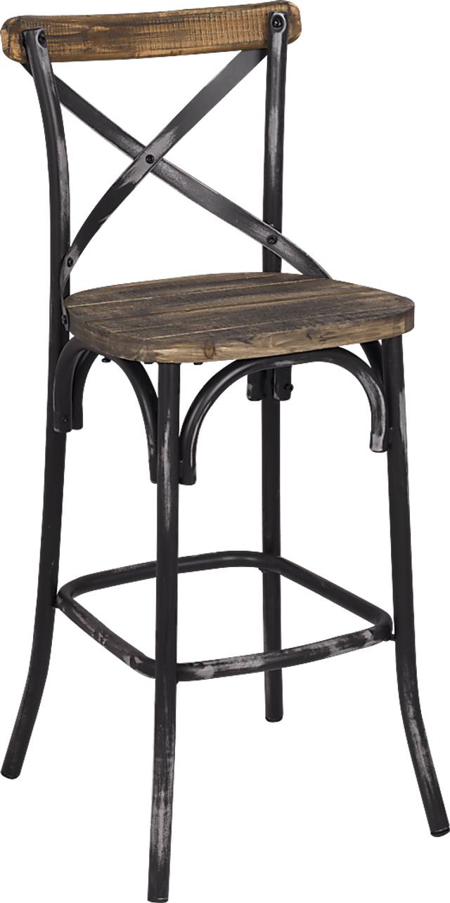 Keller Trace Brown Barstool - Thumbnail - Image 1