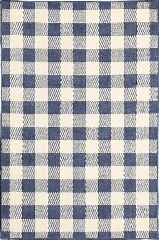 Kellin Denim 7'10 x 10'10 Indoor/Outdoor Rug - Thumbnail - Image 1