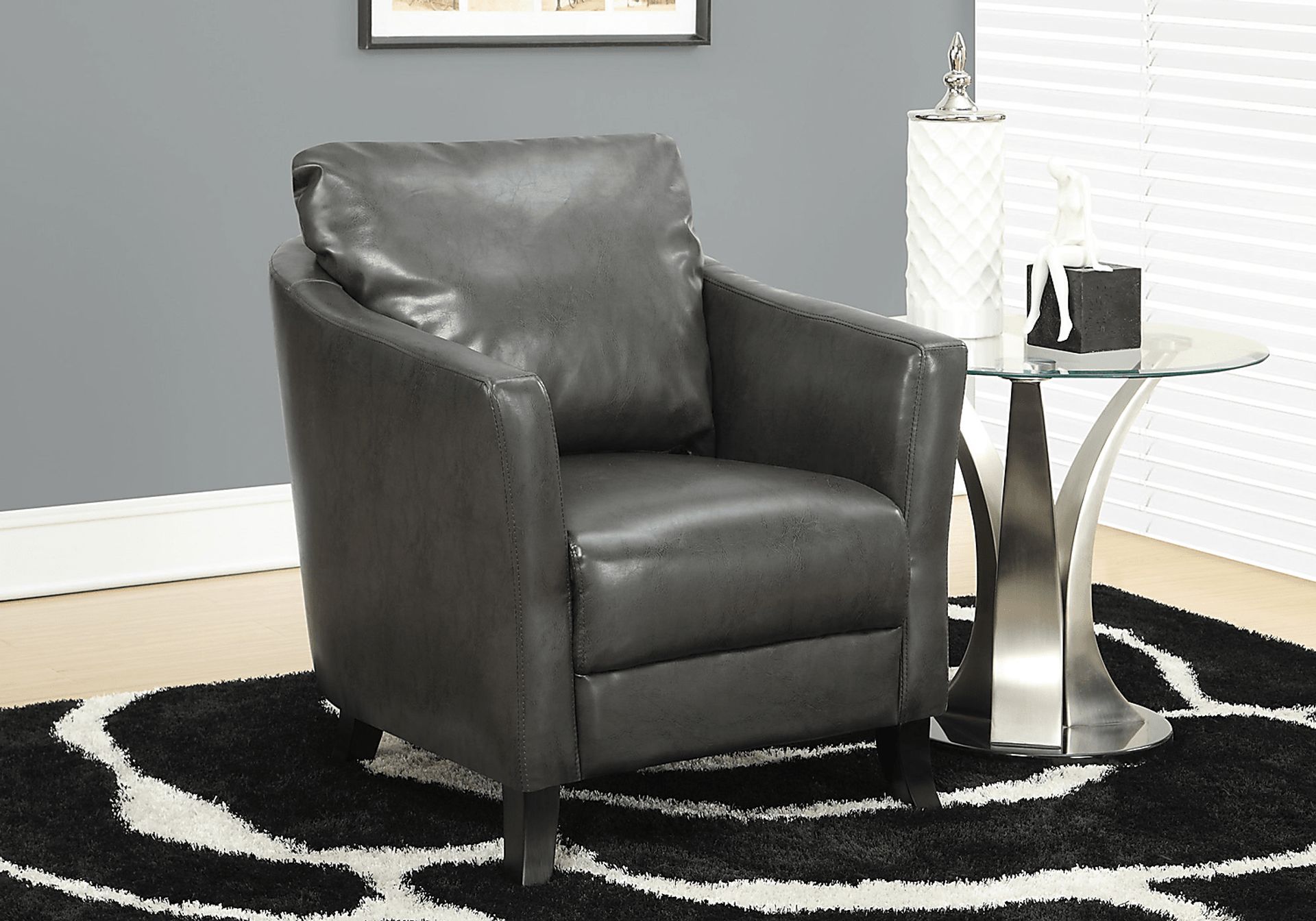 Kelman Gray Accent Chair - Image 2