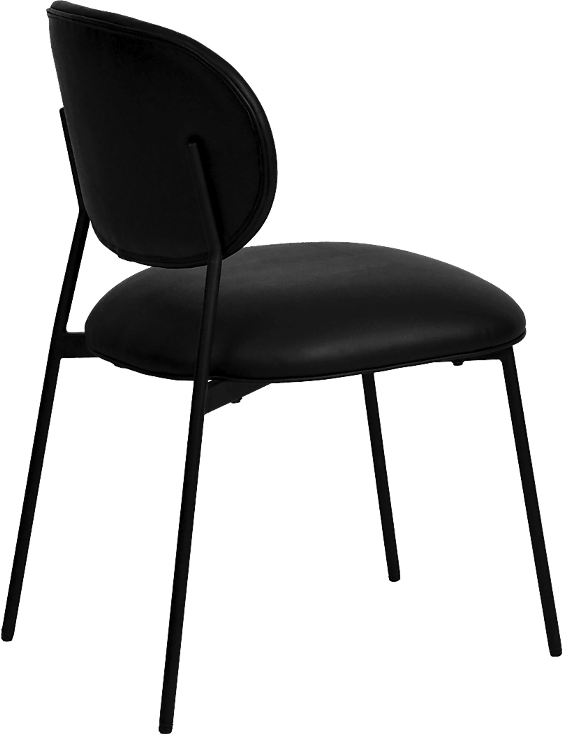 Keloba I Black Side Chair, Set of 2 - Image 3