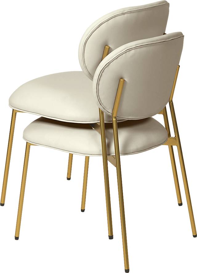 Keloba II Cream Side Chair, Set of 2 - Thumbnail - Image 5
