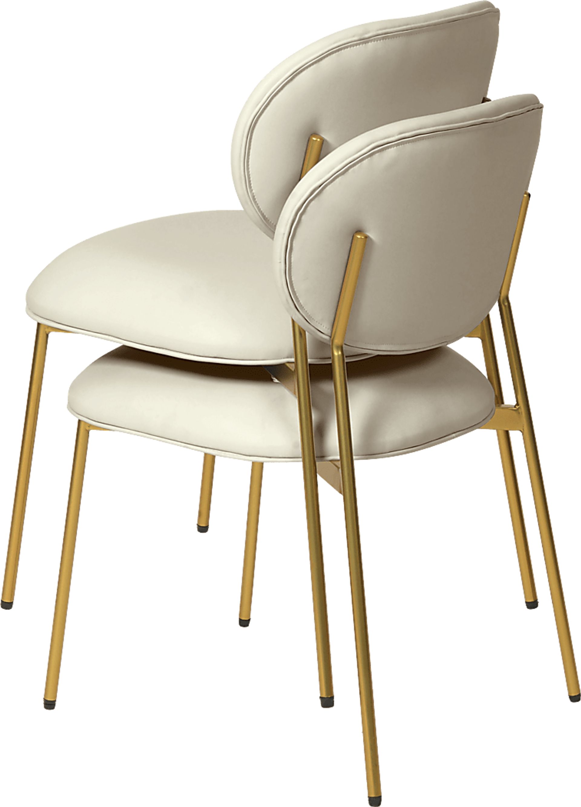 Keloba II Cream Side Chair, Set of 2 - Image 5