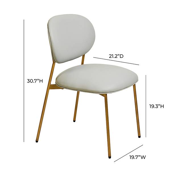 Keloba II Gray Side Chair, Set of 2 - Thumbnail - Image 8