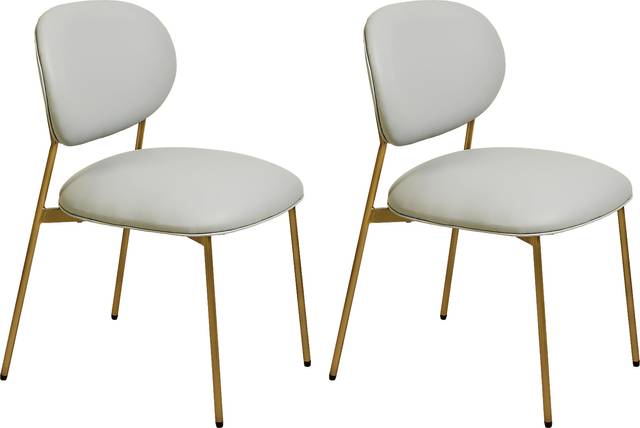 Keloba II Gray Side Chair, Set of 2 - Thumbnail - Image 1