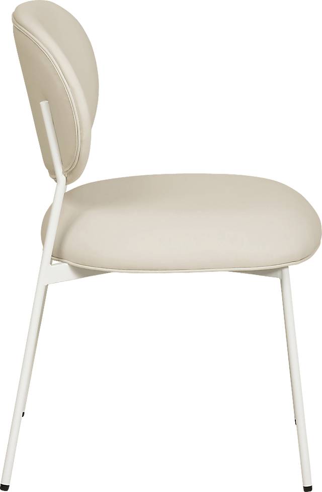 Keloba IV Cream Dining Chair, Set of 2 - Thumbnail - Image 6