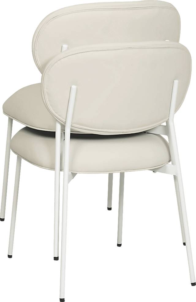 Keloba IV Cream Dining Chair, Set of 2 - Thumbnail - Image 8