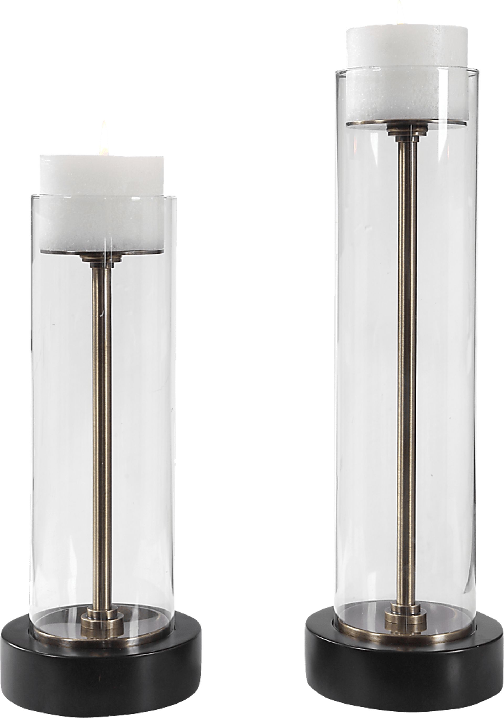 Kelso Bronze Candle Holder, Set of 2 - Image 1