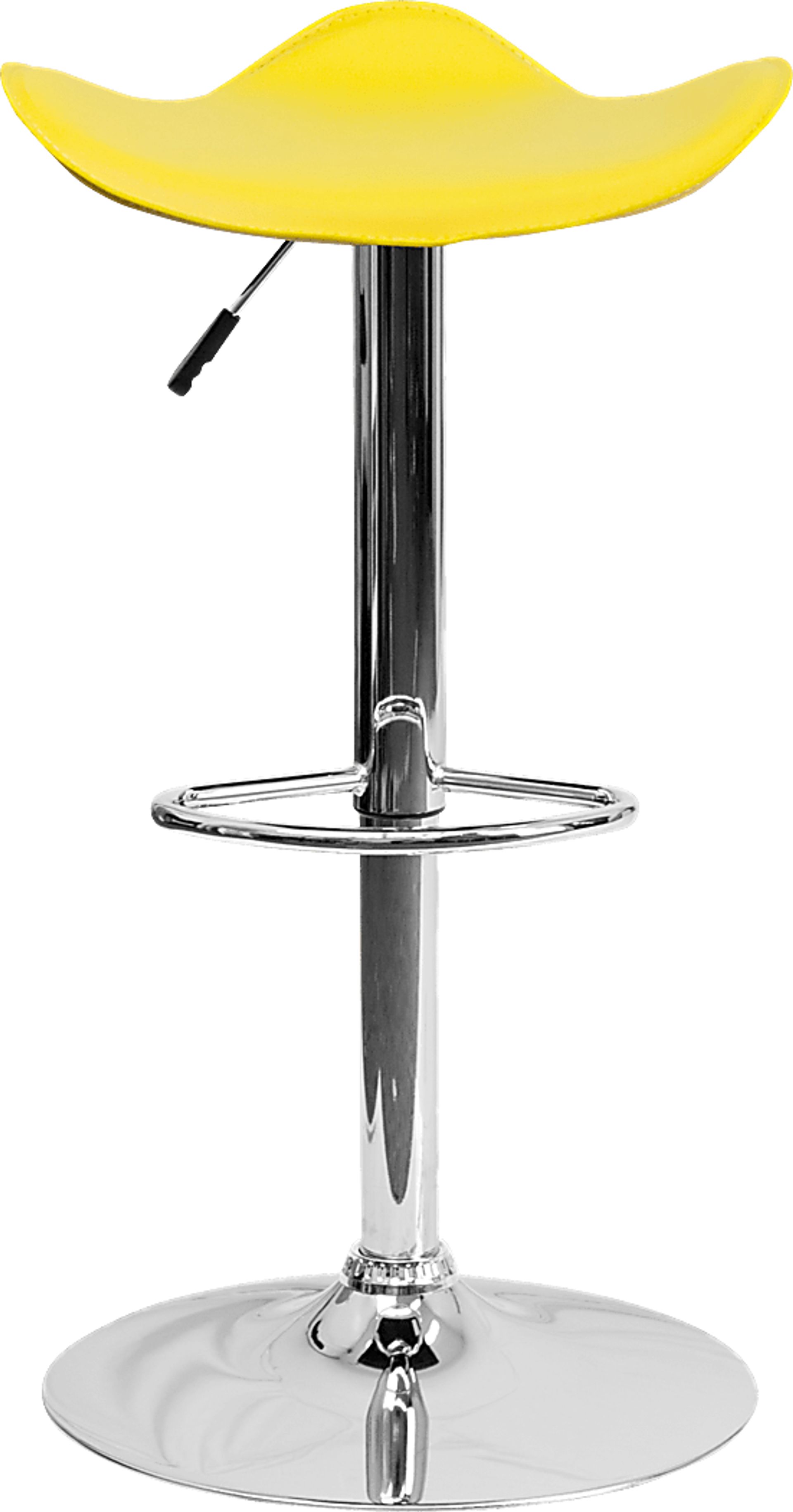 Keltey Yellow Adjustable Swivel Barstool - Image 2