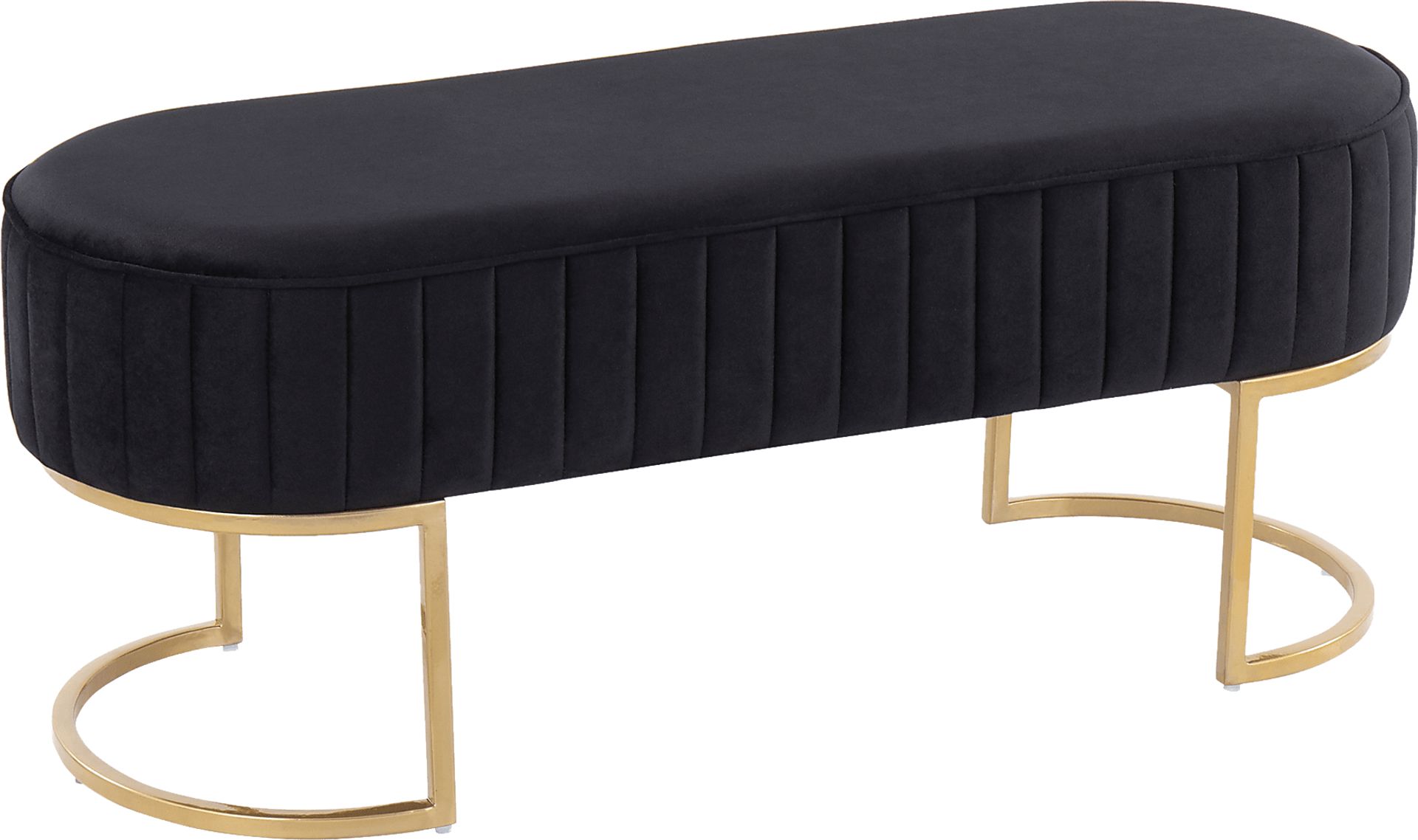 Kelvington Black Accent Bench - Image 1