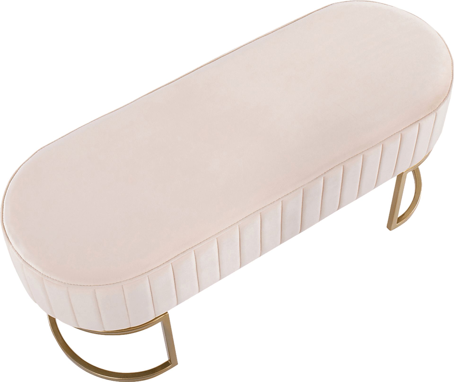 Kelvington Cream Accent Bench - Image 6