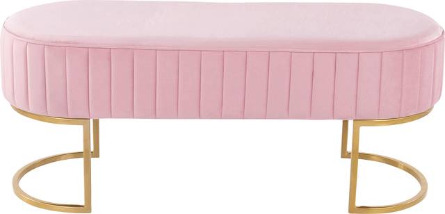 Kelvington Pink Accent Bench - Thumbnail - Image 4