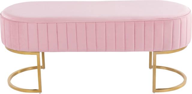 Kelvington Pink Accent Bench - Thumbnail - Image 5