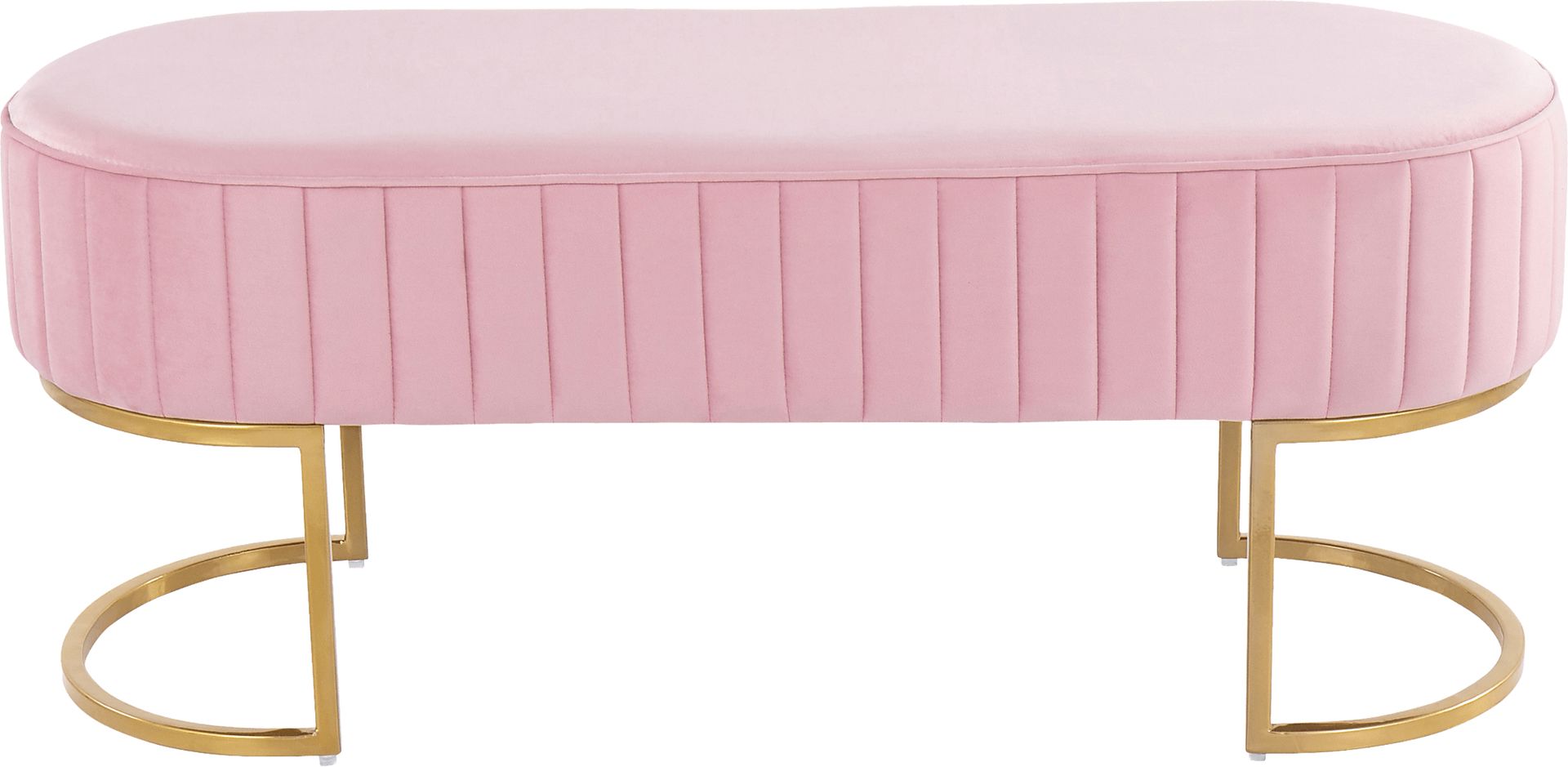 Kelvington Pink Accent Bench - Image 5
