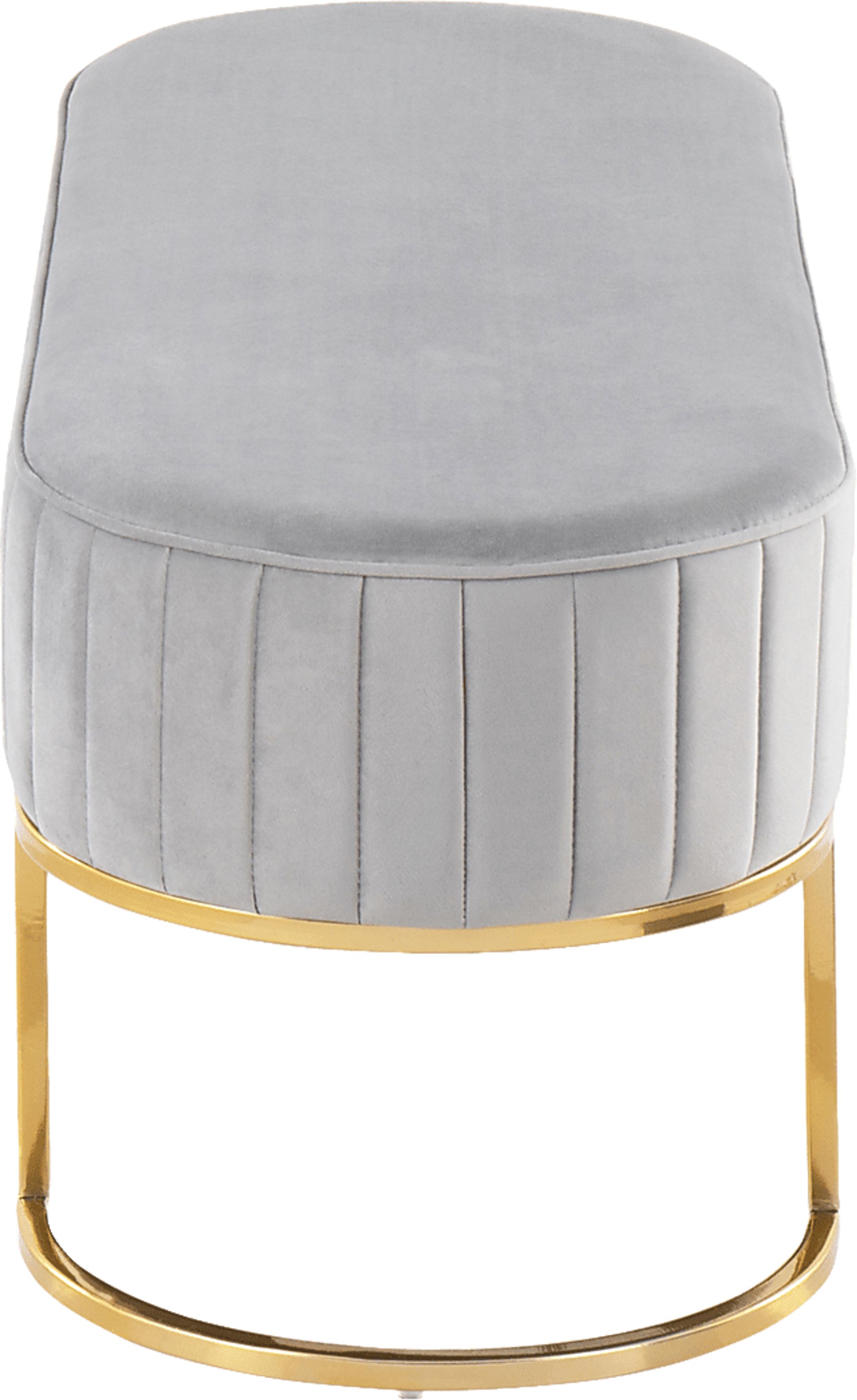 Kelvington Silver Accent Bench - Image 2