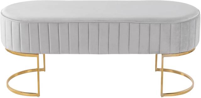 Kelvington Silver Accent Bench - Thumbnail - Image 4