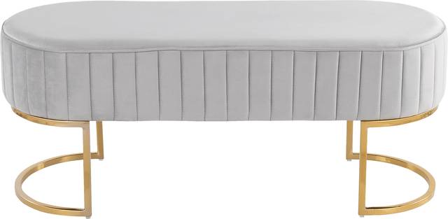 Kelvington Silver Accent Bench - Thumbnail - Image 5