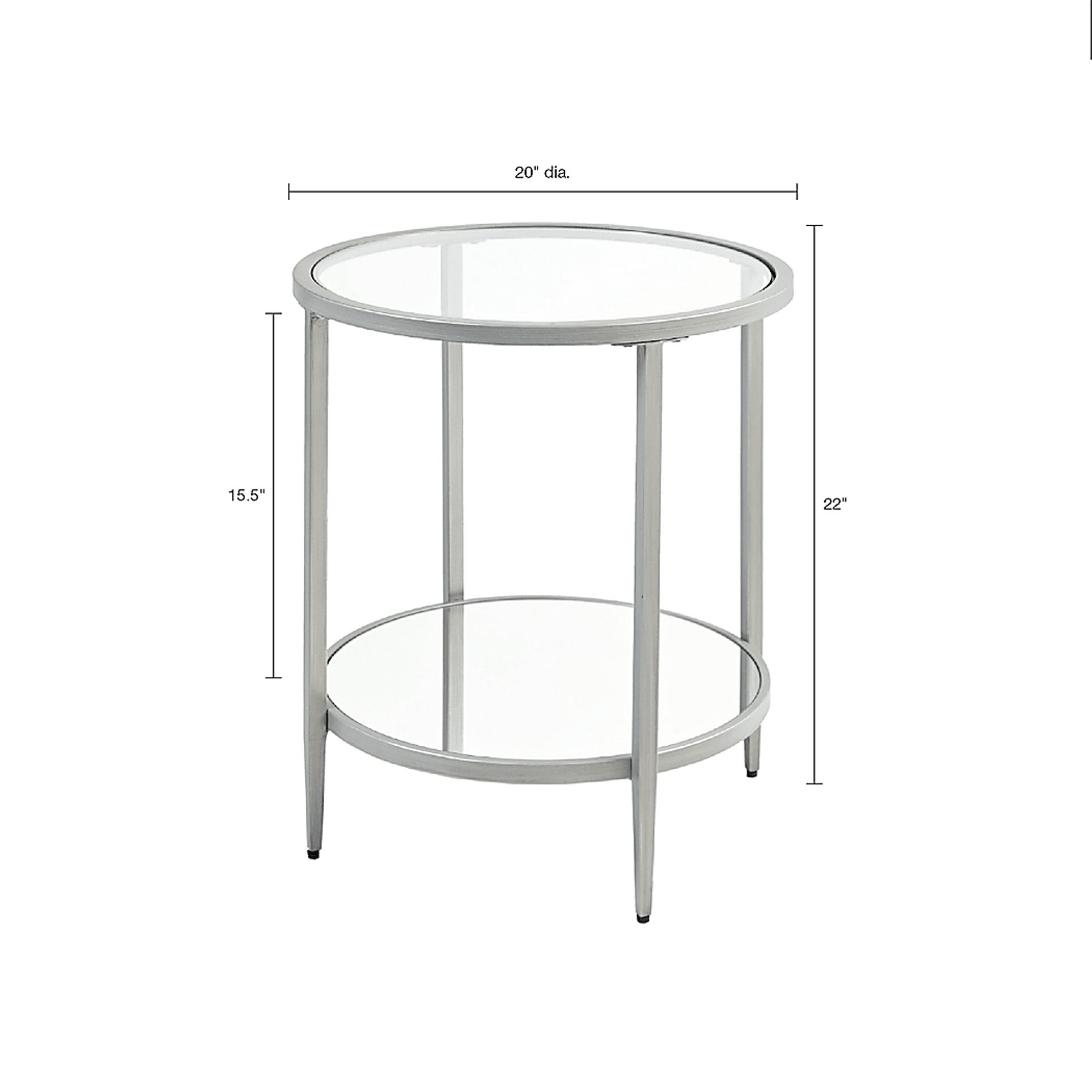 Kelwood Silver End Table - Image 5