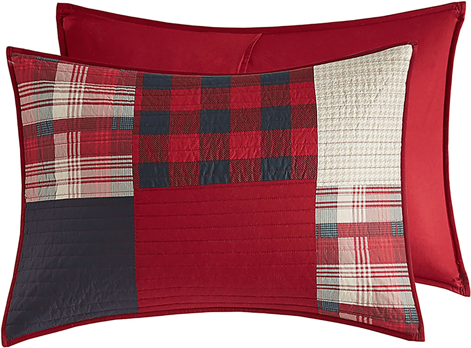 Kelya Red Full/Queen Quilt Set - Image 6