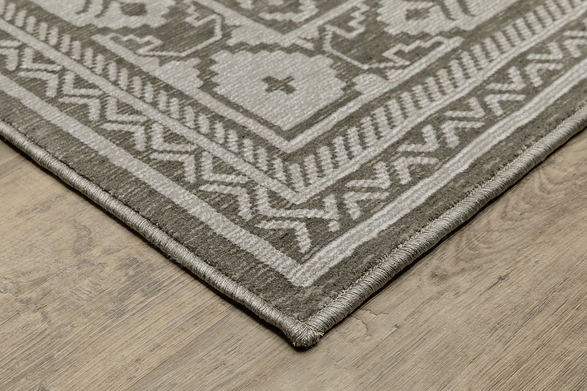 Kemat Gray Rugs | Rooms to Go
