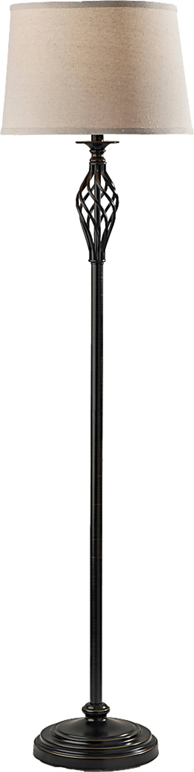 Kemble Bend Black Floor Lamp - Thumbnail - Image 1