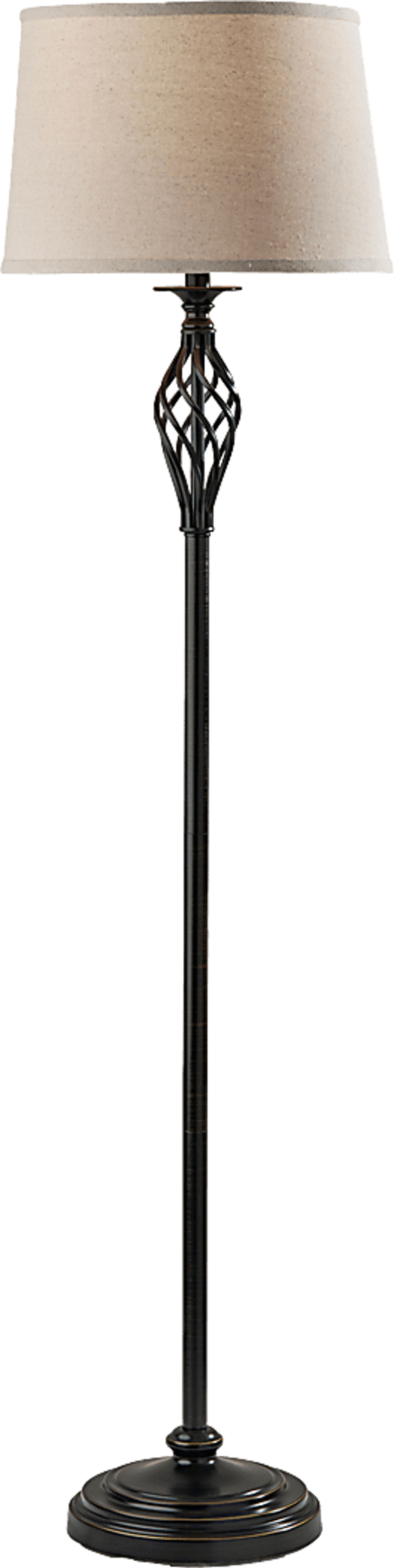 Kemble Bend Black Floor Lamp - Image 1