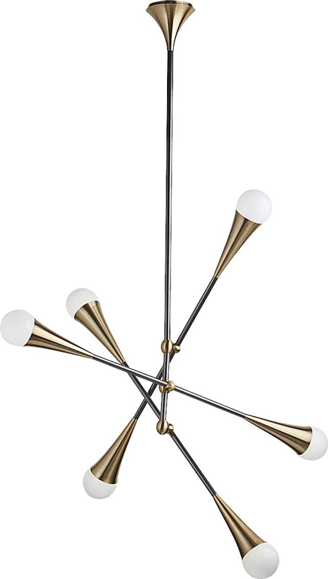 Kemp Summit Gold Chandelier - Thumbnail - Image 1