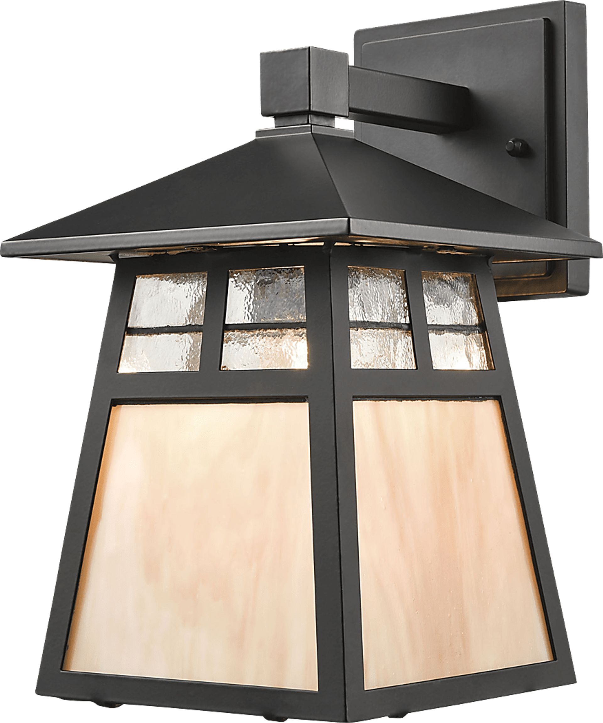 Kempton Black Outdoor Wall Sconce - Image 1