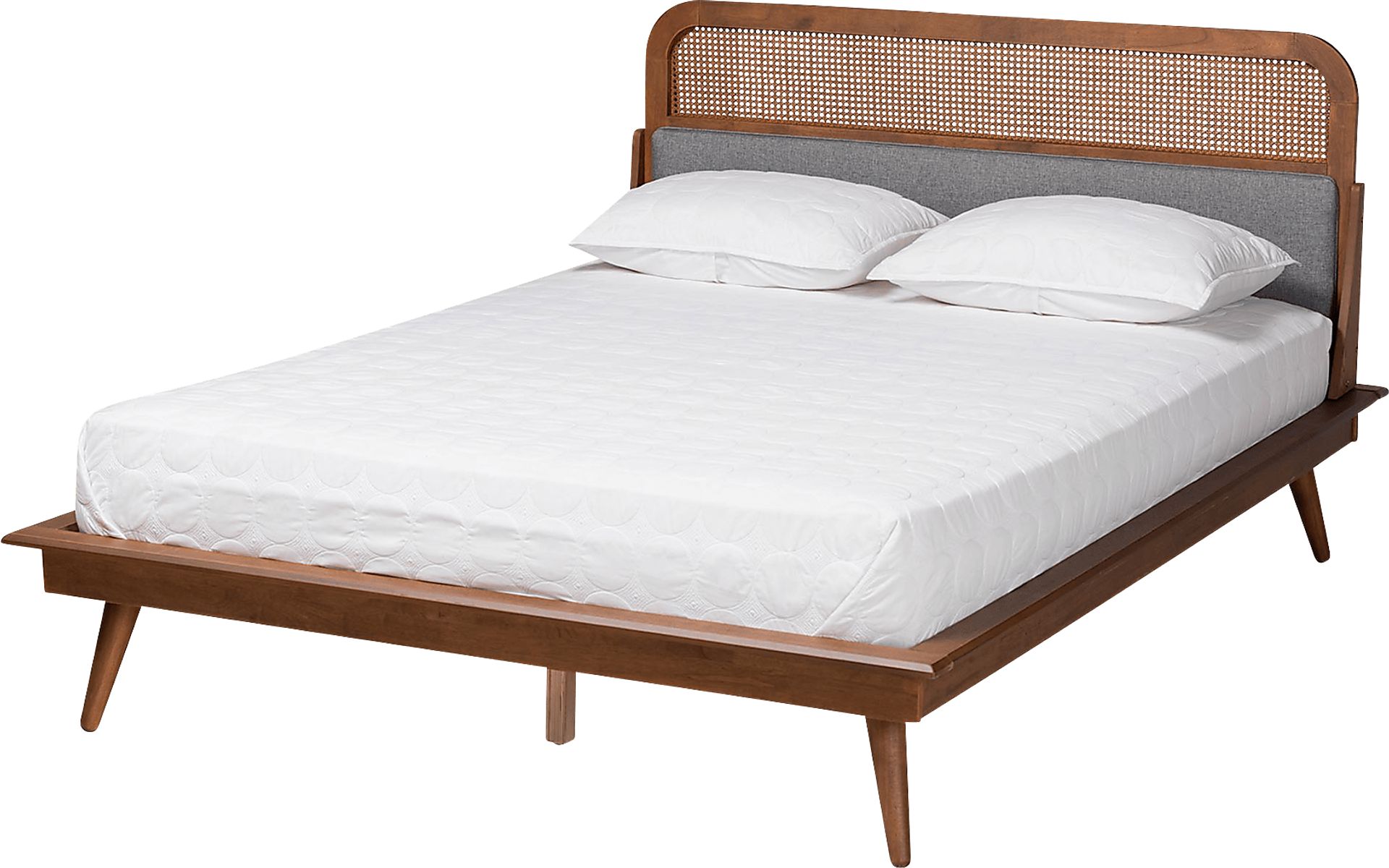 Kemrow Brown Queen Platform Bed - Image 1