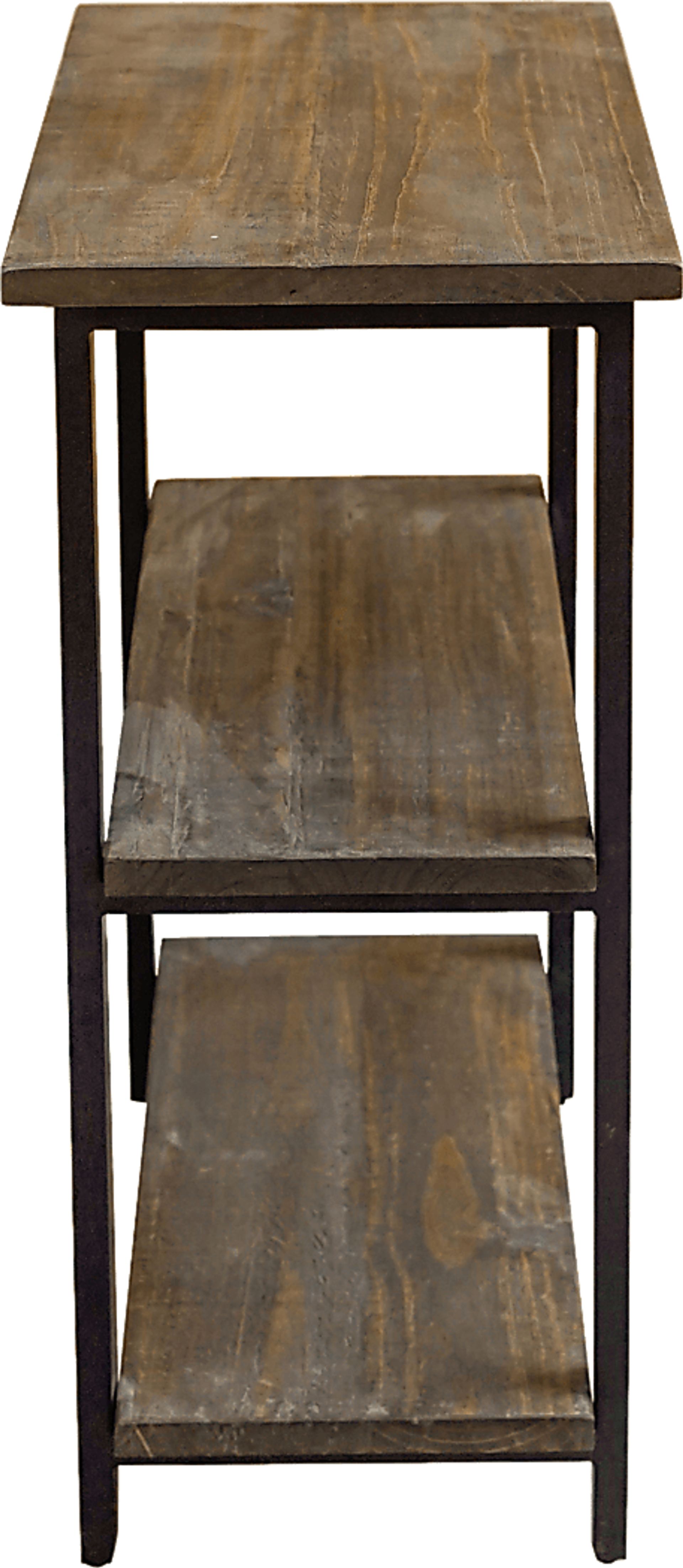 Kenarra I Brown 2-Shelf Bookcase - Image 4