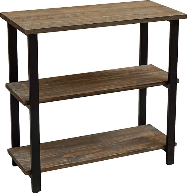 Kenarra I Brown 2-Shelf Bookcase - Thumbnail - Image 1