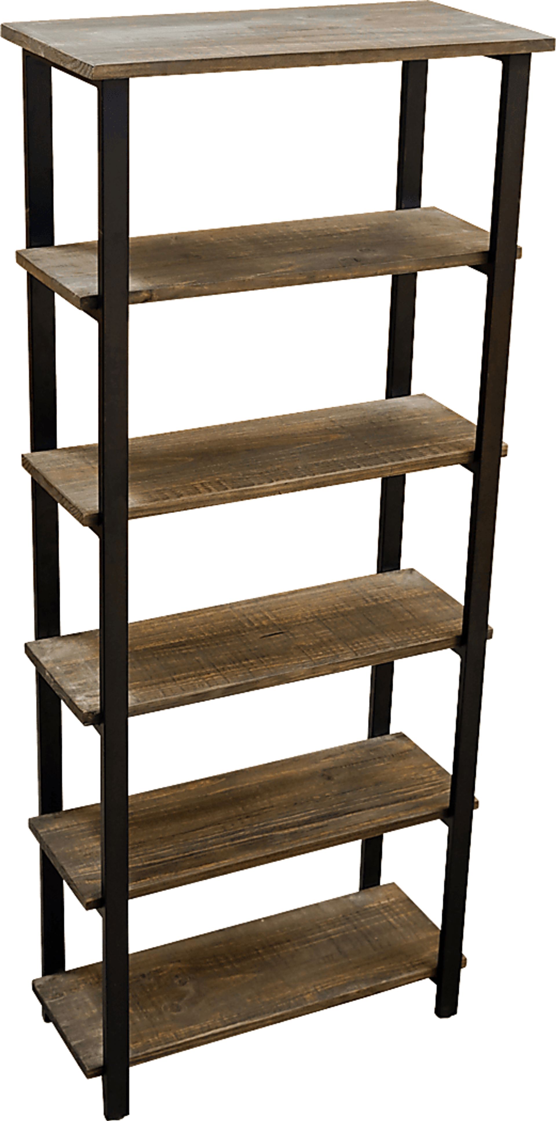 Kenarra I Brown 5-Shelf Bookcase - Image 1