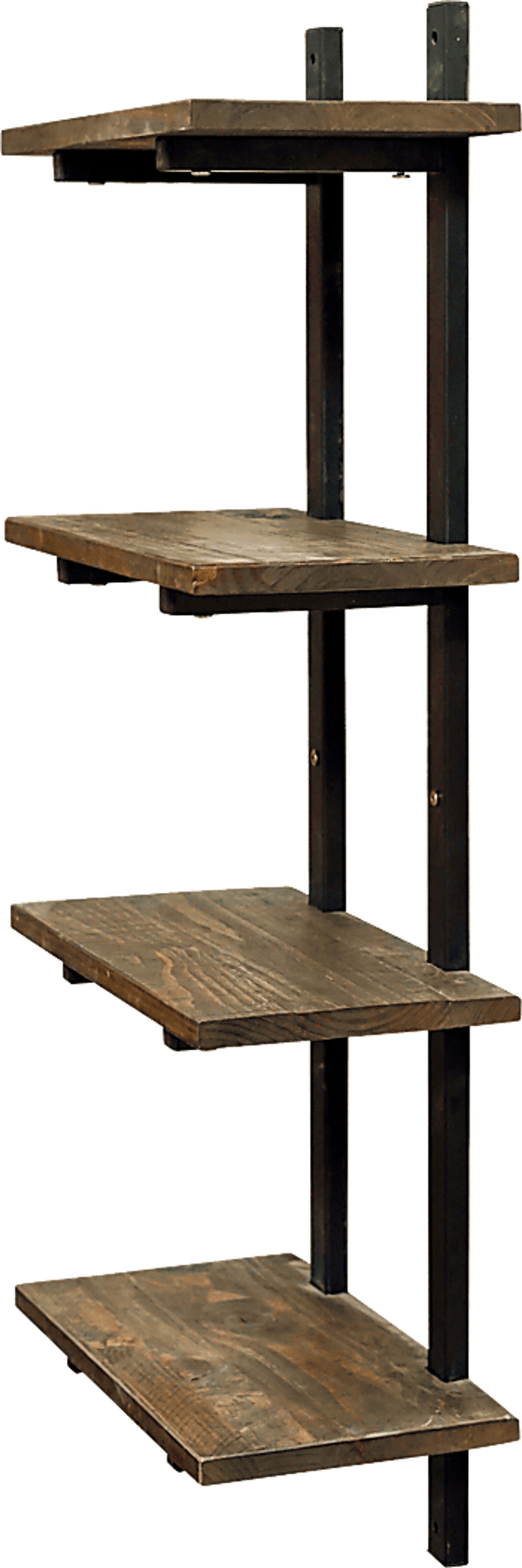 Kenarra II Brown Wall Shelf - Image 5