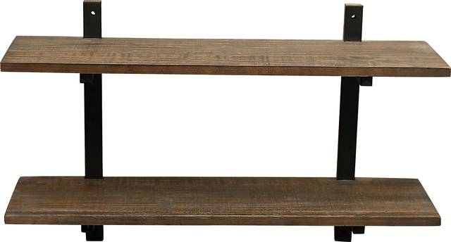 Kenarra III Brown Wall Shelf - Thumbnail - Image 4