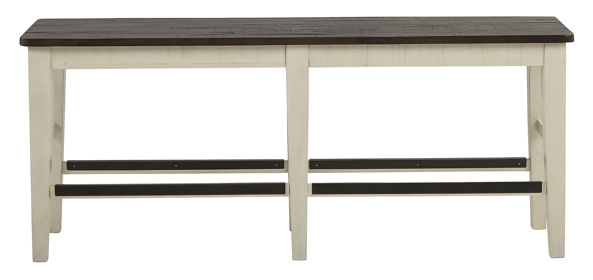 Kenbridge White Counter Height Bench - Image 2