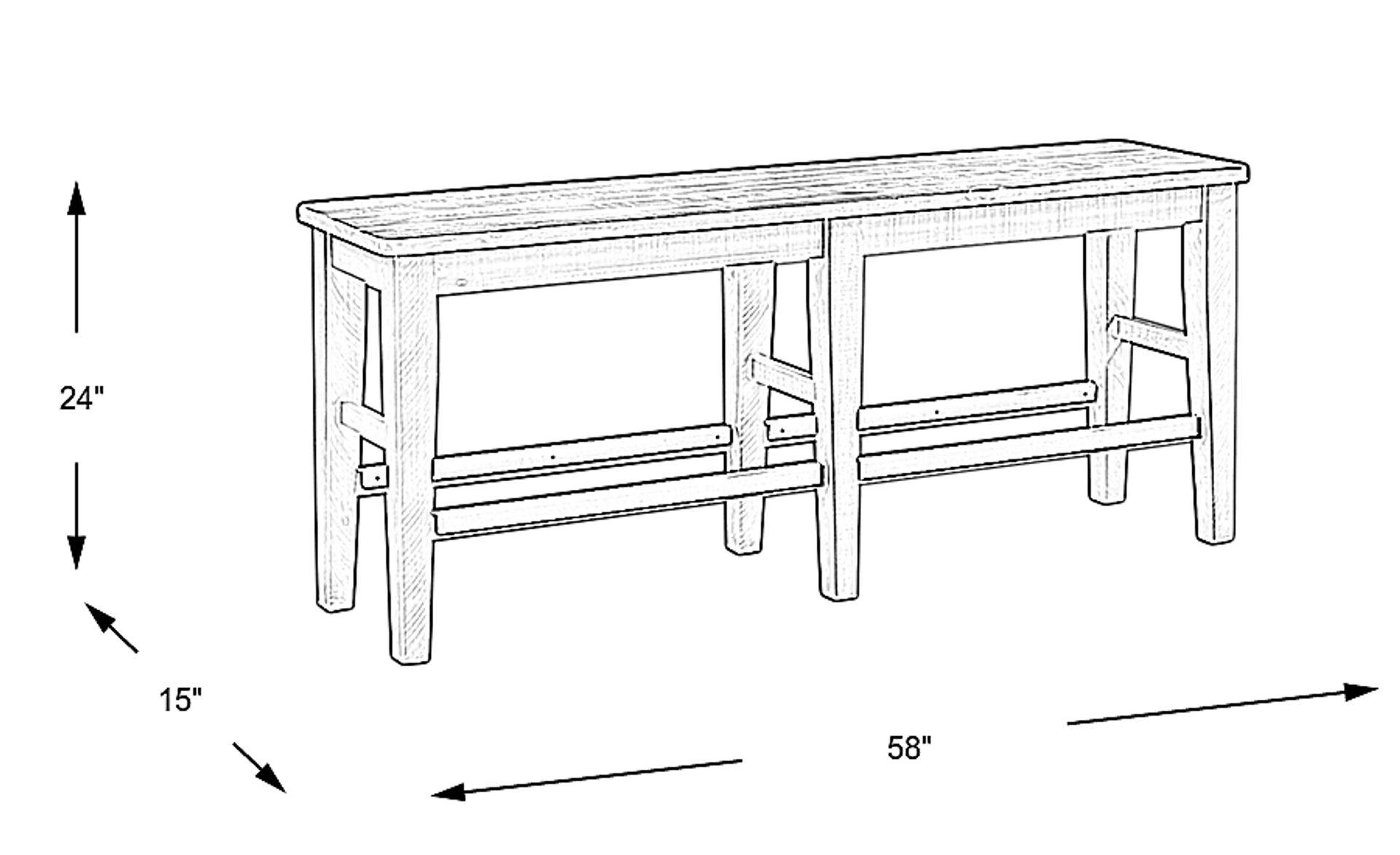 Dimension Image. Please refer to the Dimension Tab on this page for dimension details.