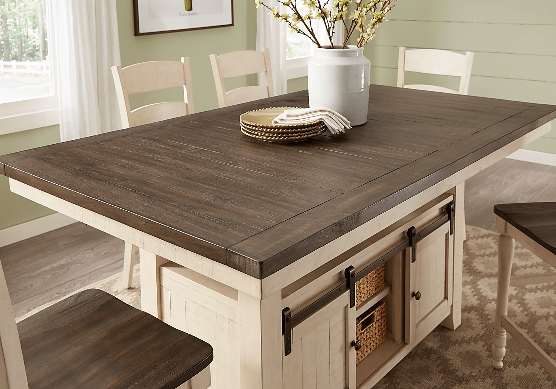 Kenbridge White Counter Height Dining Table - Image 4