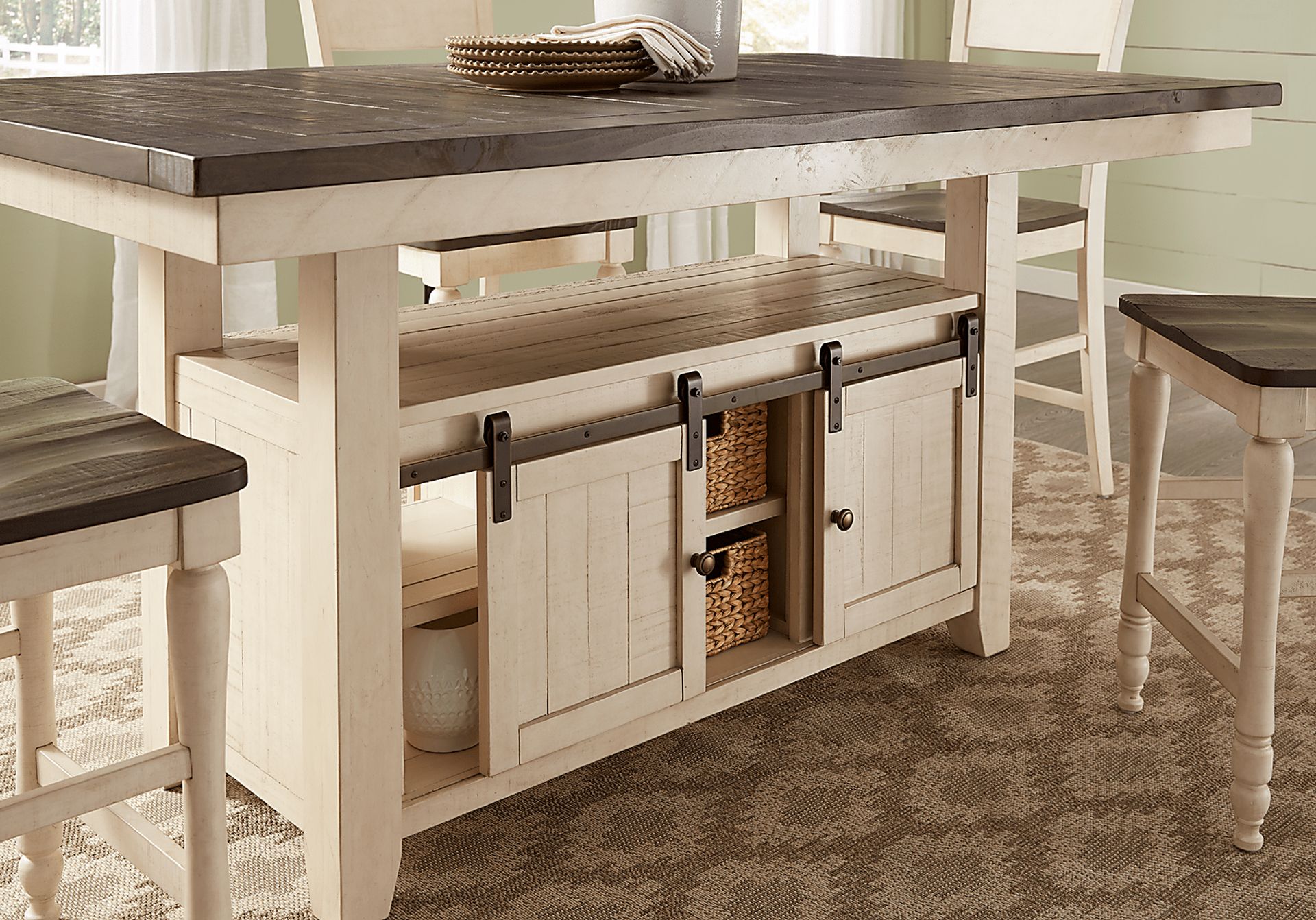 Kenbridge White Counter Height Dining Table - Image 5