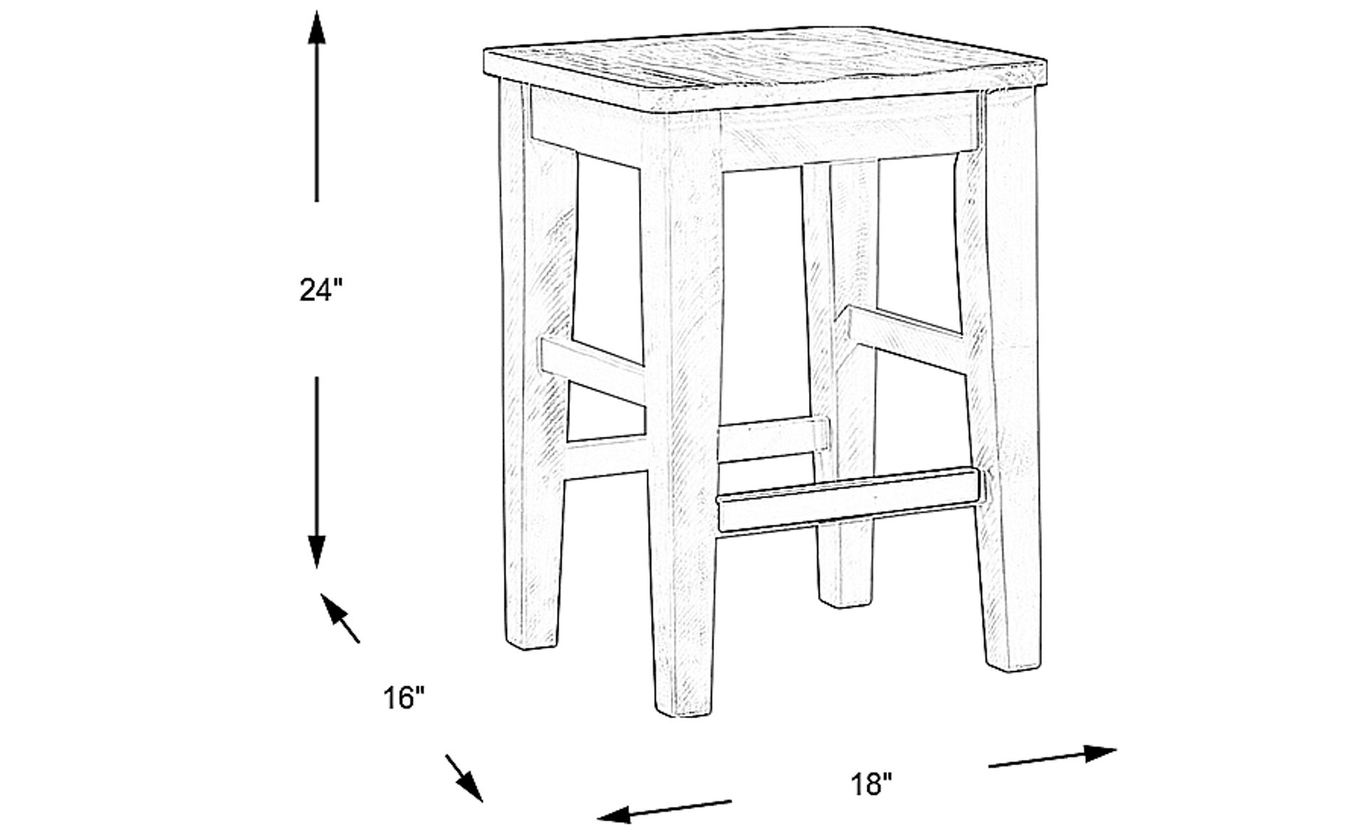 Dimension Image. Please refer to the Dimension Tab on this page for dimension details.