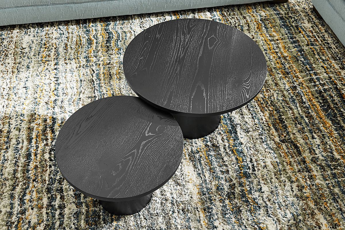 Kendall Black Black,Colors 2 Pc Table Set | Rooms to Go