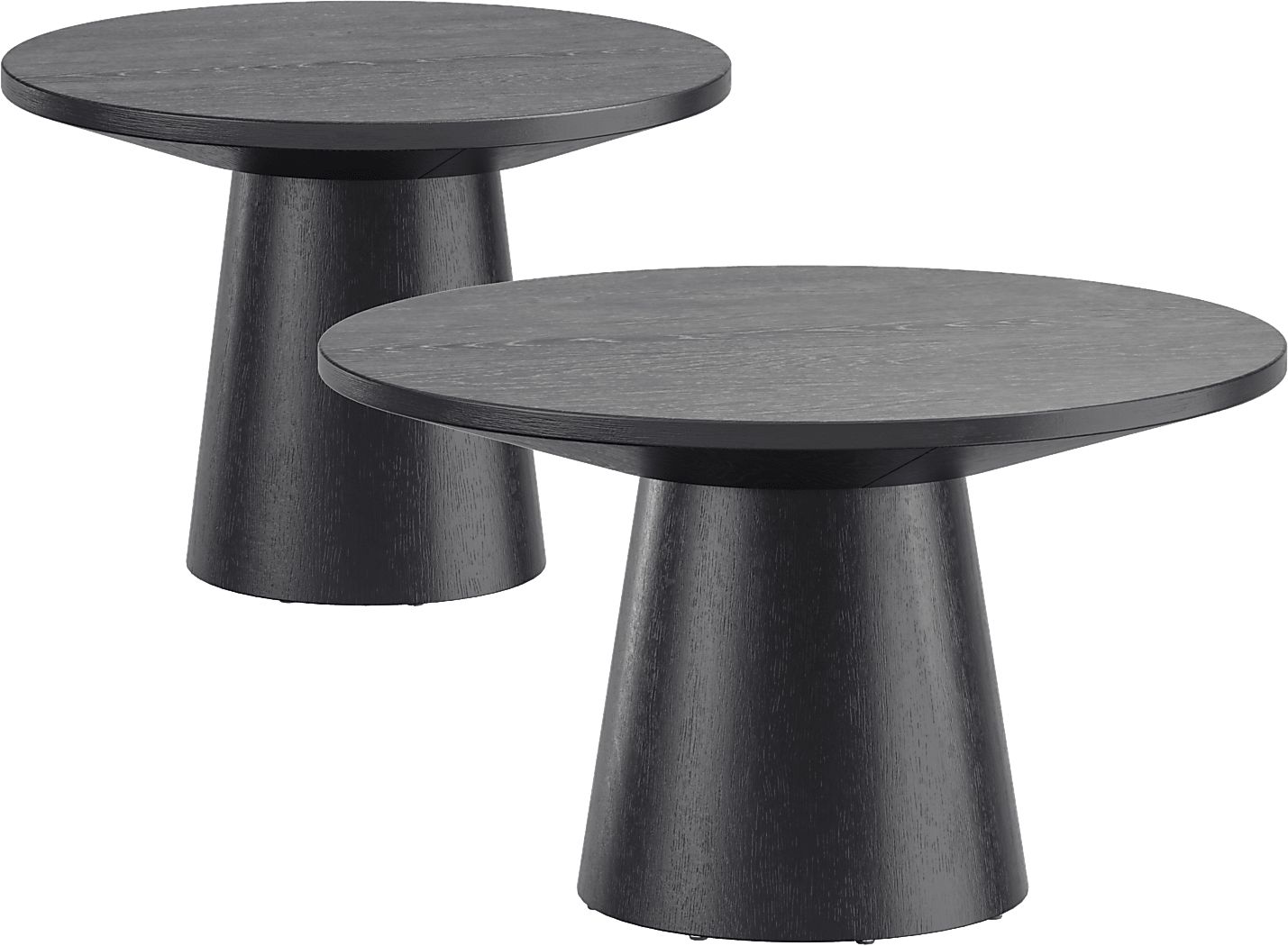 Kendall Black 2 Pc Table Set