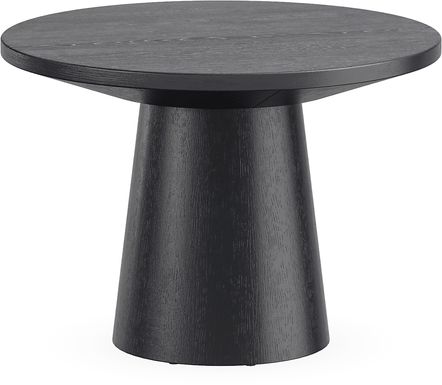 Kendall Black 22" Round Cocktail Table