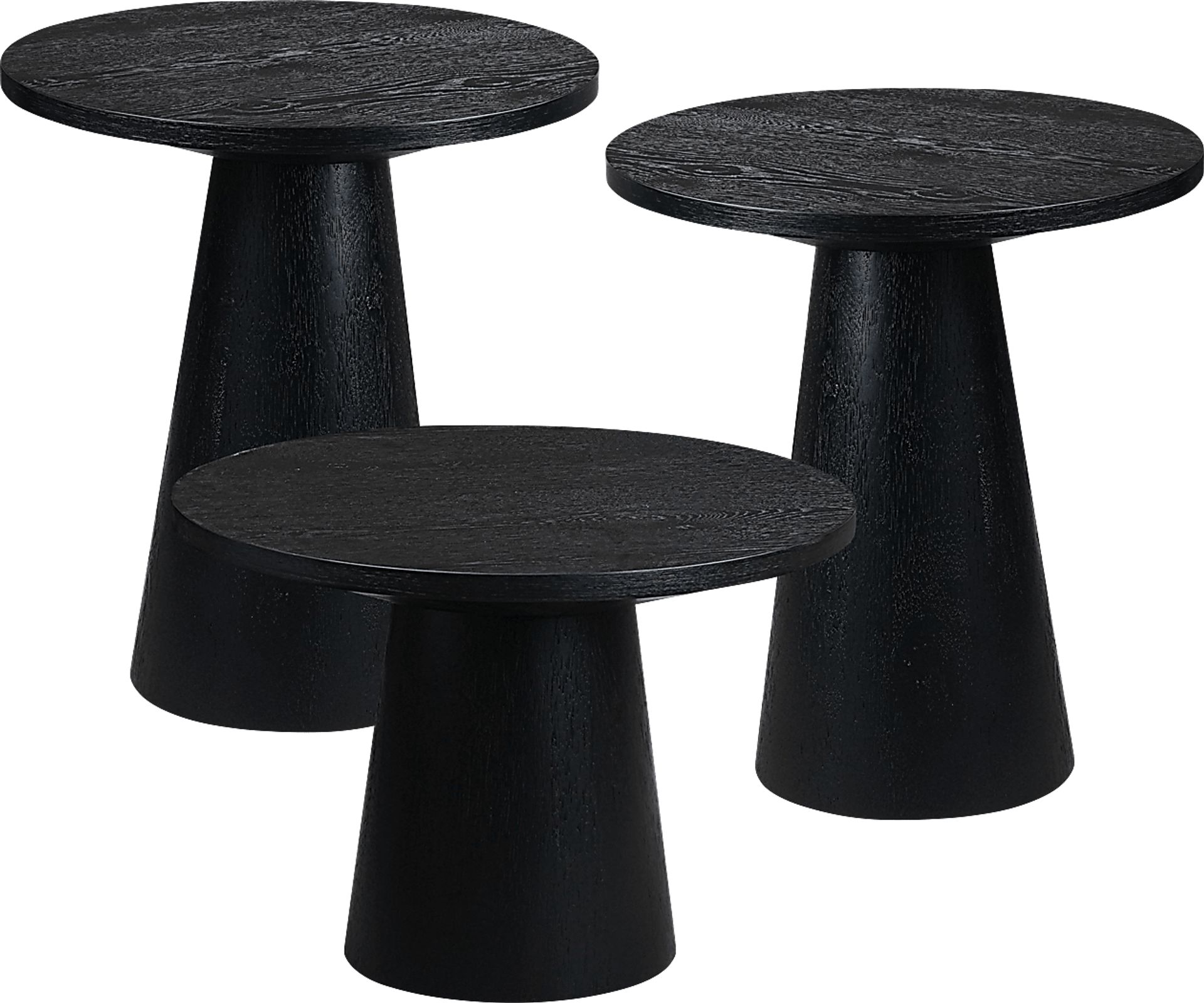Kendall Black 3 Pc Table Set - Image 1