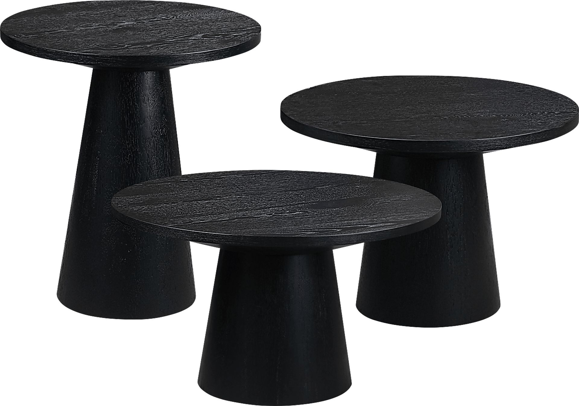 Kendall Black 3 Pc Table Set - Image 1
